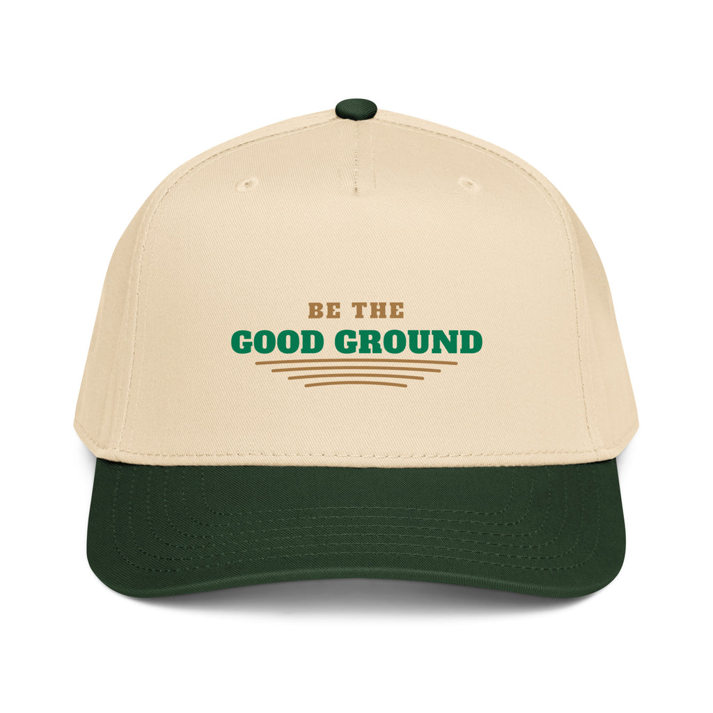 Be the Good Ground Cap in Dark Green/Natural
