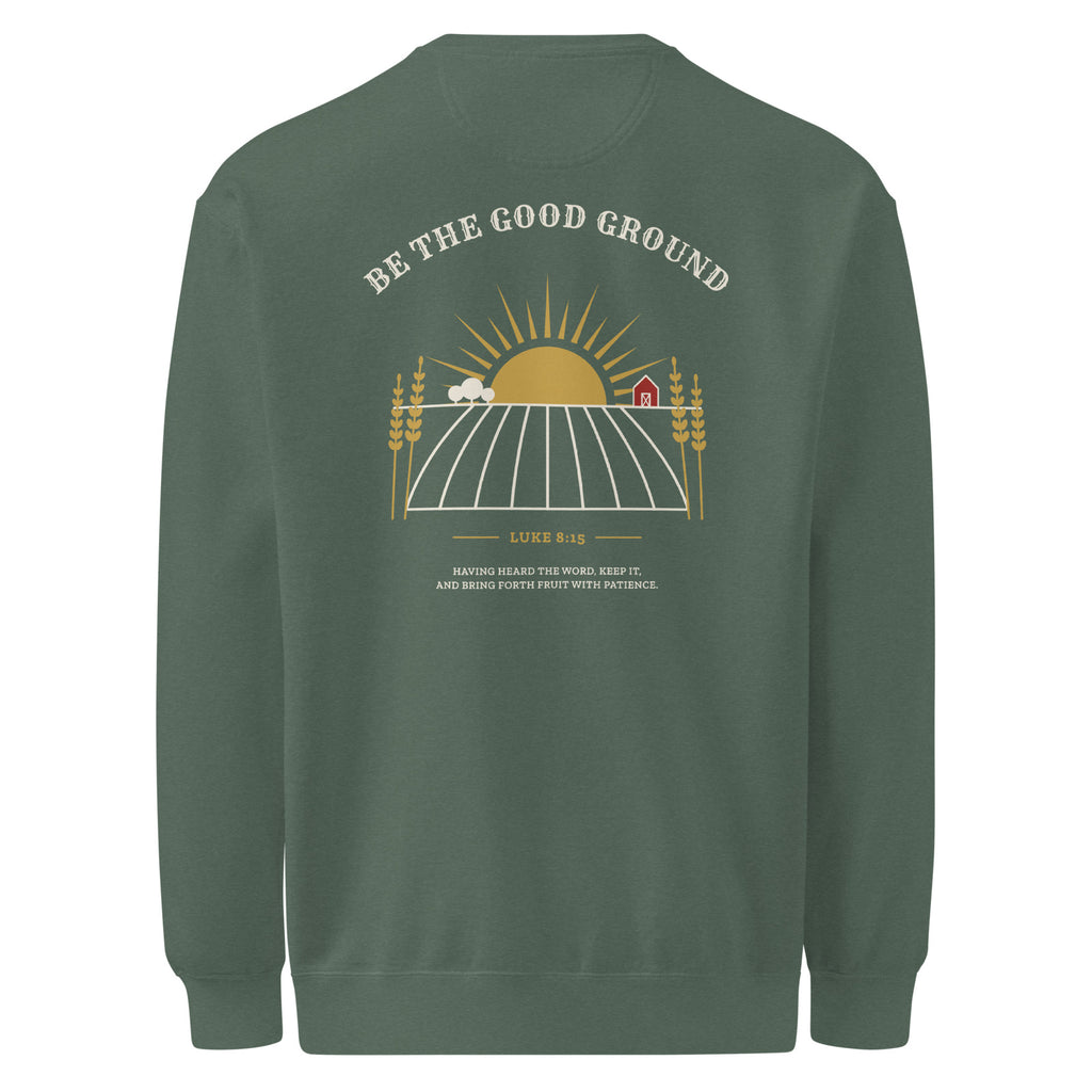 Good Ground Crewneck in Blue Spruce (2)