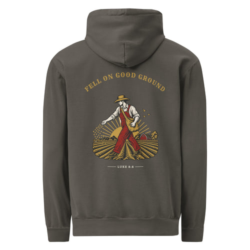 Fell on Good Ground Hoodie in Pepper (2)