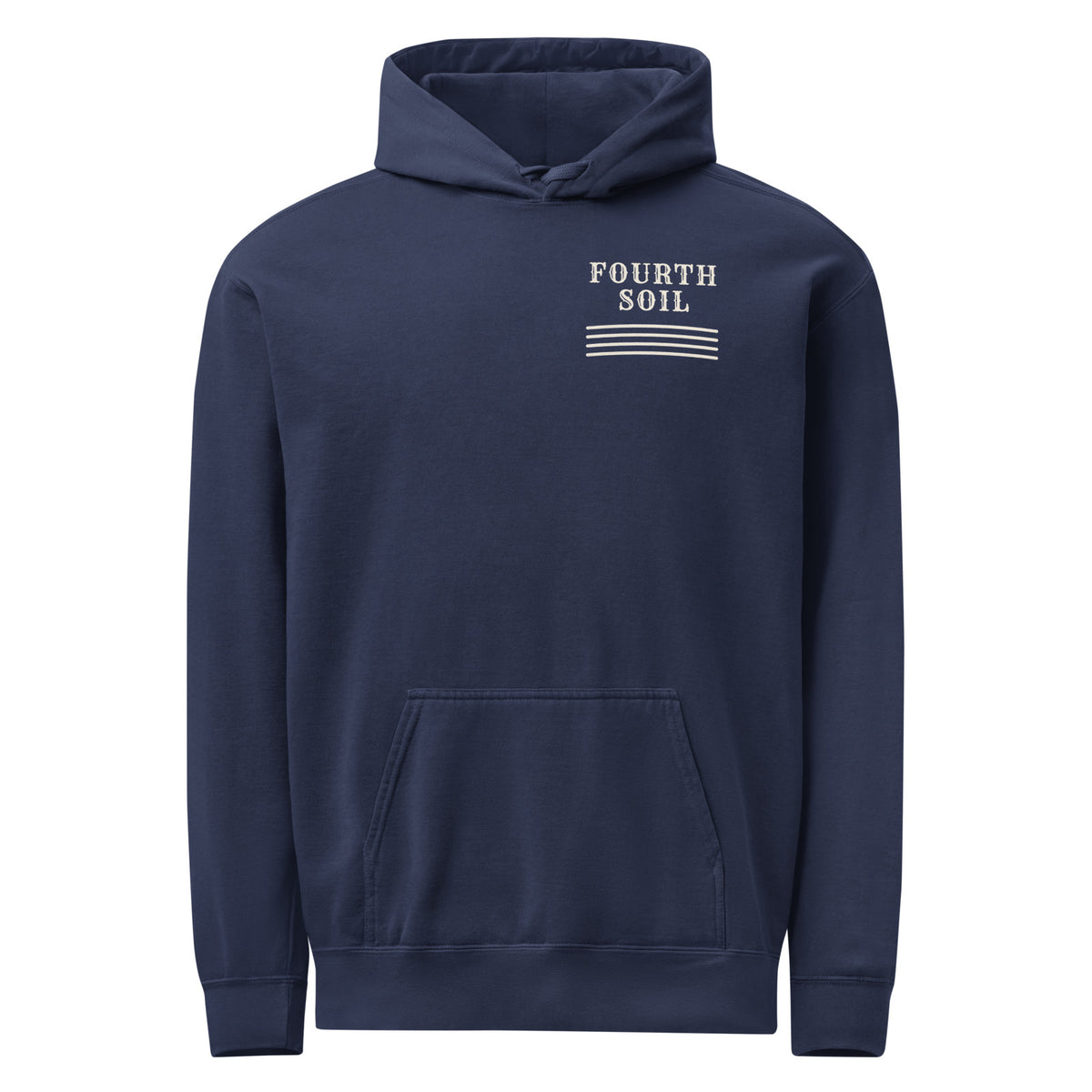 Fell on Good Ground Hoodie in True Navy