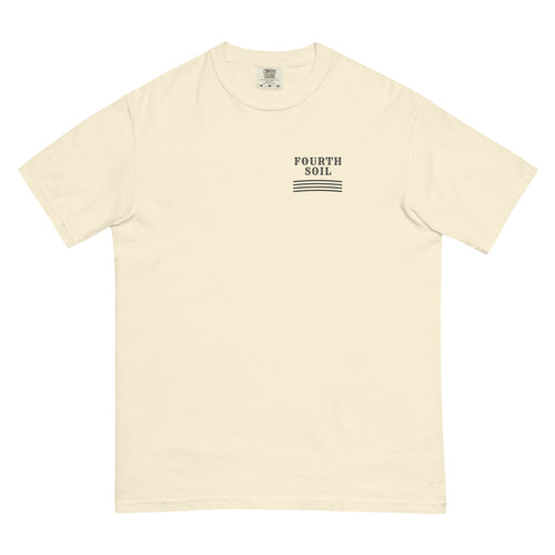 Fell on Good Ground Tee | Garment-Dyed Ivory - mockup-front-00